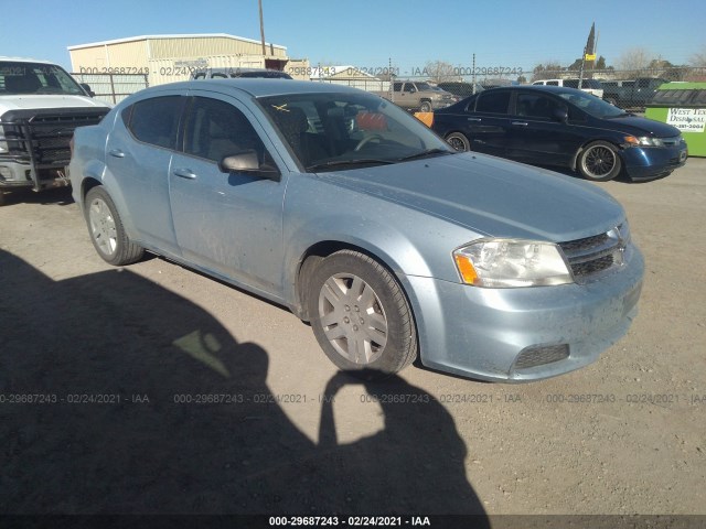 DODGE AVENGER 2013 1c3cdzab4dn676194