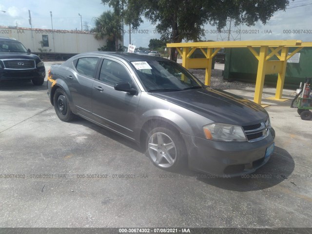 DODGE AVENGER 2013 1c3cdzab4dn712725