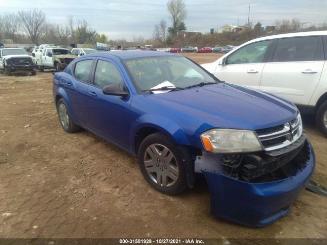 DODGE AVENGER 2013 1c3cdzab4dn720596