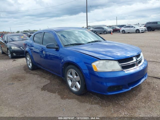 DODGE AVENGER 2013 1c3cdzab4dn725524