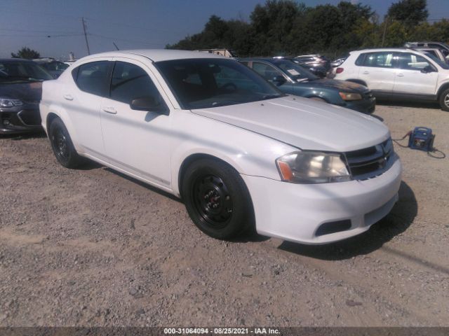 DODGE AVENGER 2013 1c3cdzab4dn729847