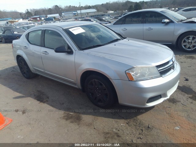 DODGE AVENGER 2012 1c3cdzab5cn167570