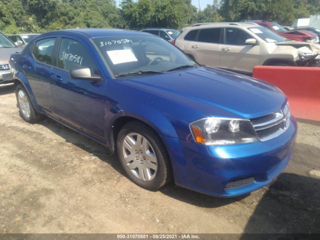 DODGE AVENGER 2013 1c3cdzab5dn631281