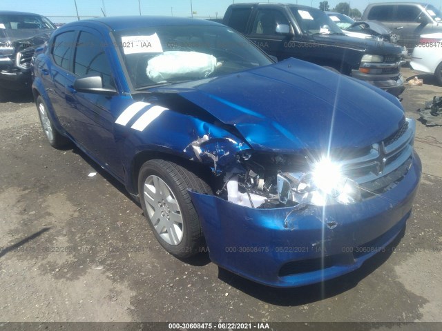 DODGE AVENGER 2013 1c3cdzab5dn683333