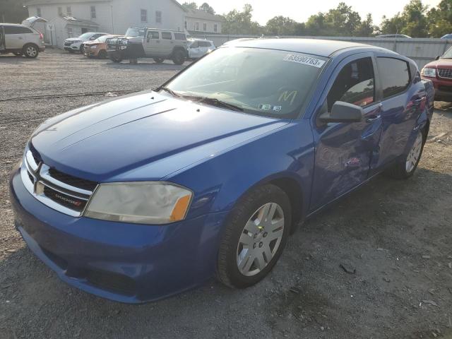 DODGE AVENGER SE 2012 1c3cdzab6cn325494