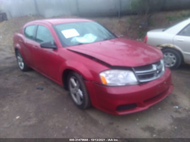 DODGE AVENGER 2013 1c3cdzab6dn535210