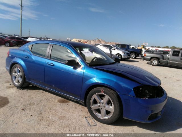 DODGE AVENGER 2013 1c3cdzab6dn565114