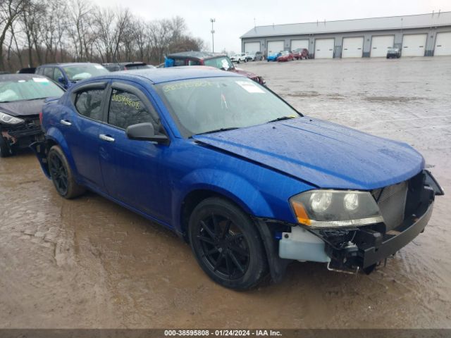 DODGE AVENGER 2013 1c3cdzab6dn591762