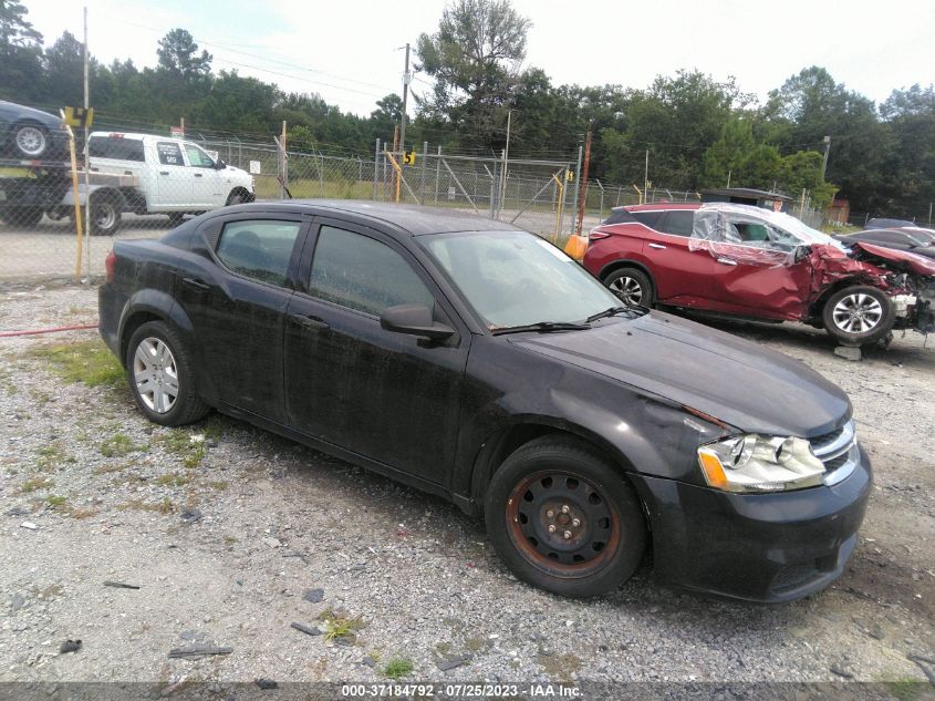 DODGE AVENGER 2013 1c3cdzab6dn616773