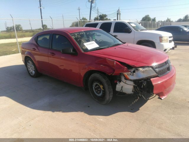 DODGE AVENGER 2013 1c3cdzab6dn628129