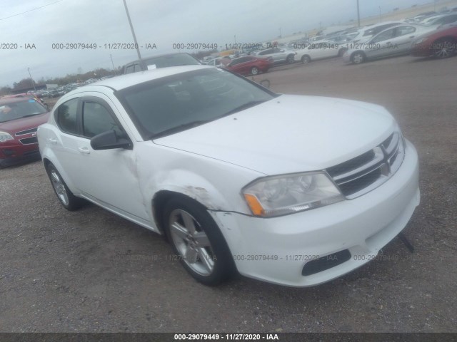 DODGE AVENGER 2013 1c3cdzab6dn644444