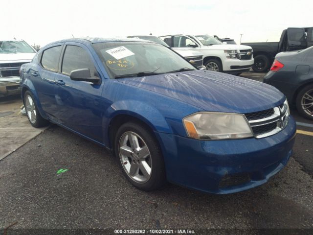 DODGE AVENGER 2013 1c3cdzab6dn700527