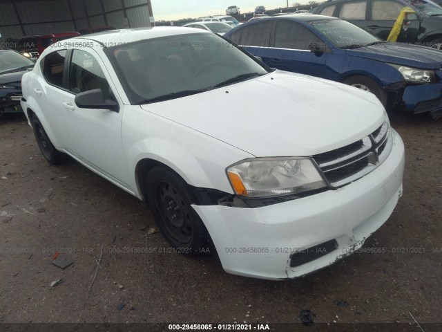 DODGE AVENGER 2013 1c3cdzab6dn725749