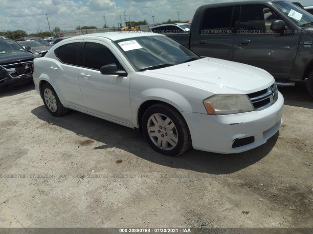 DODGE AVENGER 2012 1c3cdzab7cn188355