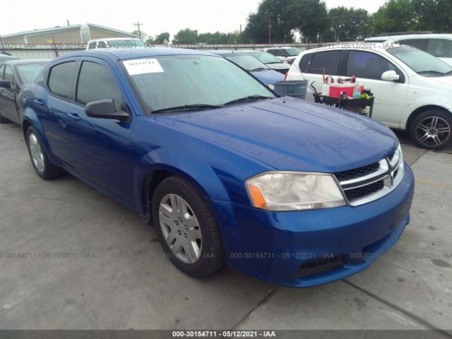 DODGE AVENGER 2012 1c3cdzab7cn243662