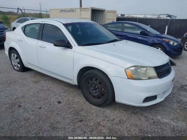 DODGE AVENGER 2012 1c3cdzab7cn274538