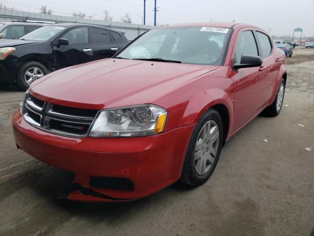 DODGE AVENGER SE 2013 1c3cdzab7dn514446