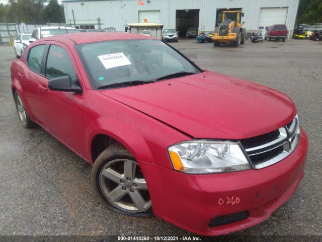 DODGE AVENGER 2013 1c3cdzab7dn518450