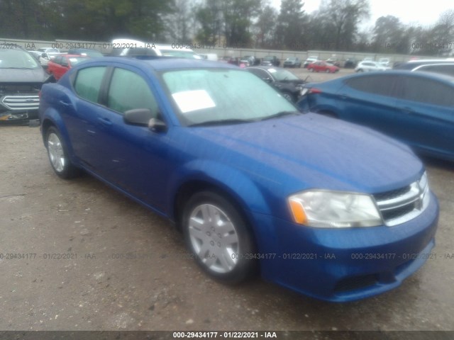 DODGE AVENGER 2013 1c3cdzab7dn547639