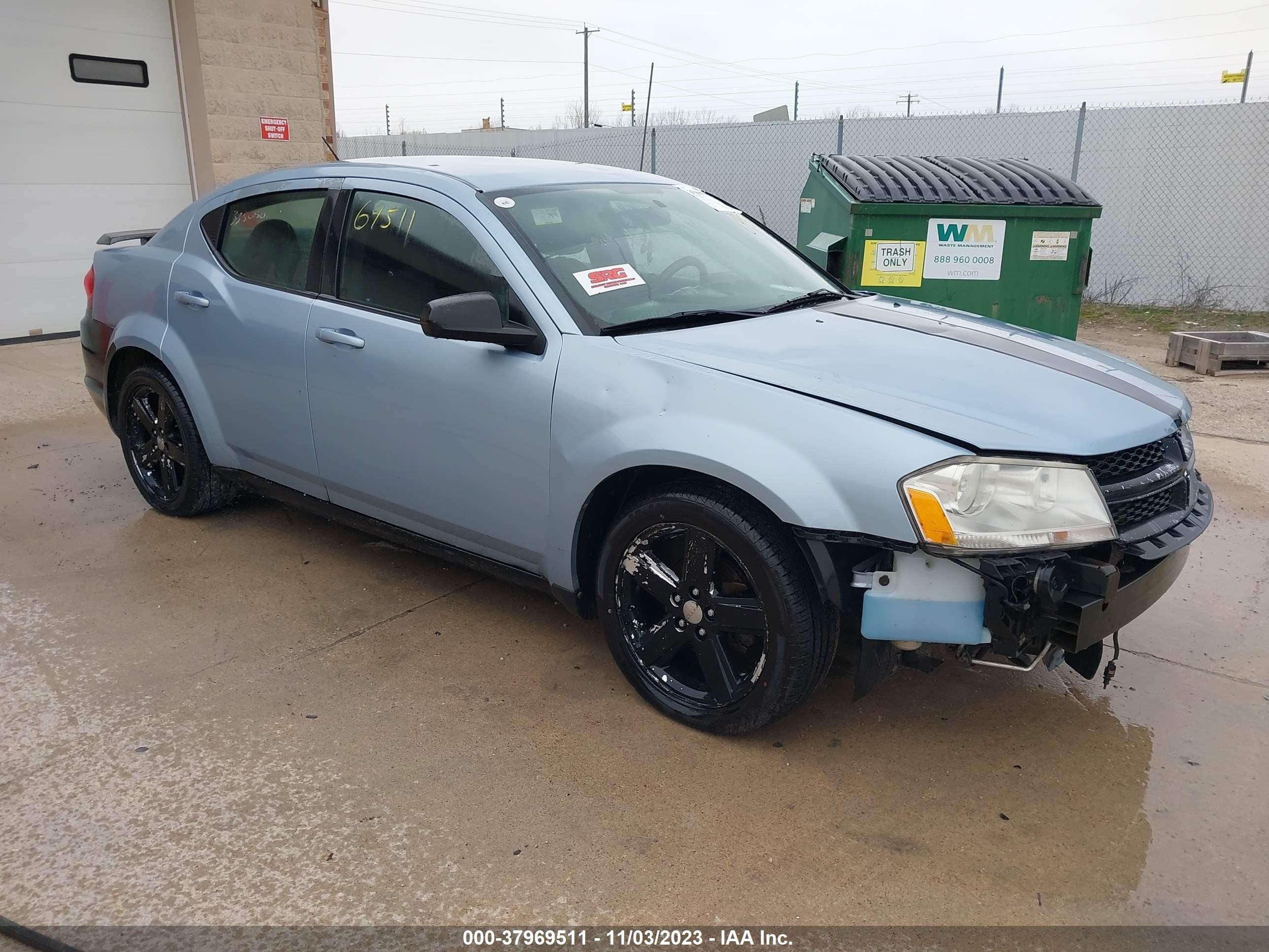 DODGE AVENGER 2013 1c3cdzab7dn563873