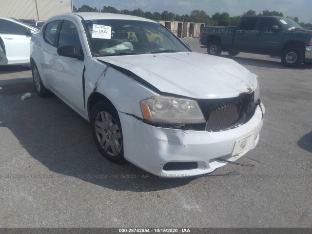 DODGE AVENGER 2013 1c3cdzab7dn682622