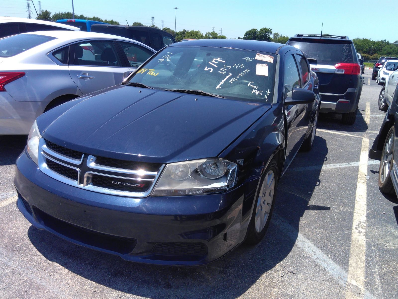 DODGE AVENGER 4C 2014 1c3cdzab7en110242