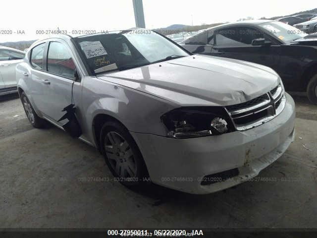 DODGE AVENGER 2013 1c3cdzab8dn529098