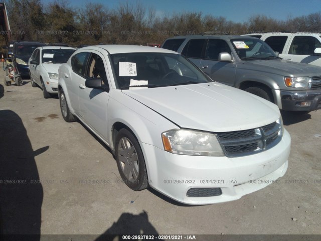 DODGE AVENGER 2013 1c3cdzab8dn533412