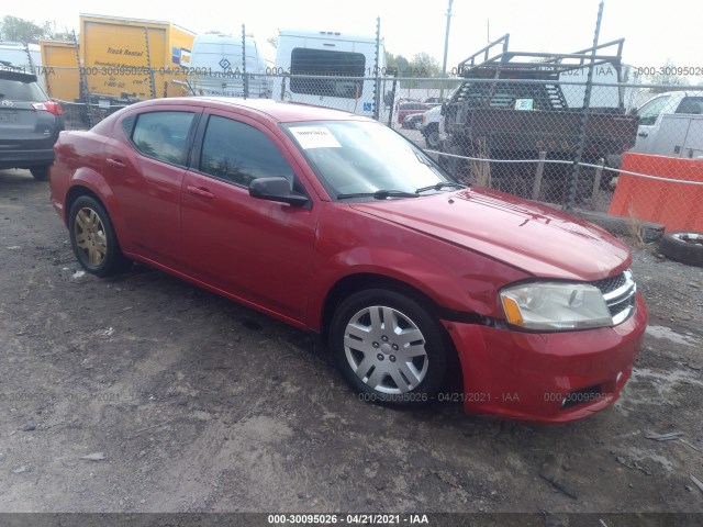 DODGE AVENGER 2013 1c3cdzab8dn540456