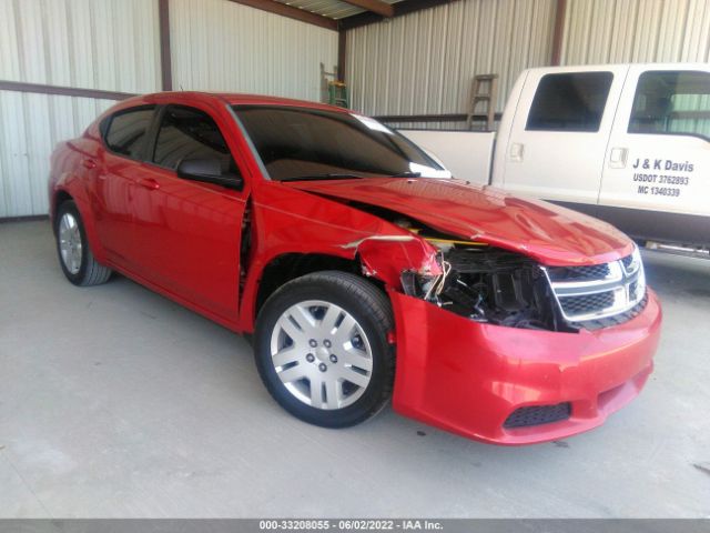 DODGE AVENGER 2013 1c3cdzab8dn540649