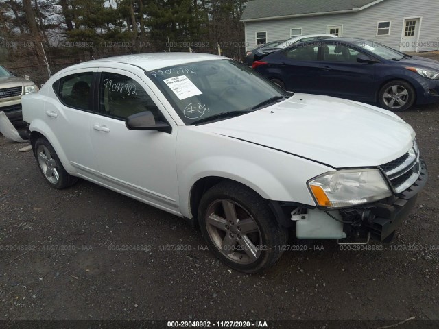 DODGE AVENGER 2013 1c3cdzab8dn607119