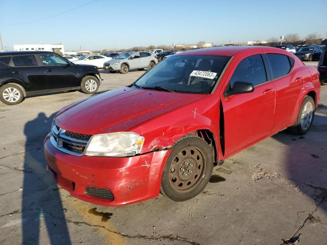 DODGE AVENGER SE 2013 1c3cdzab8dn616578