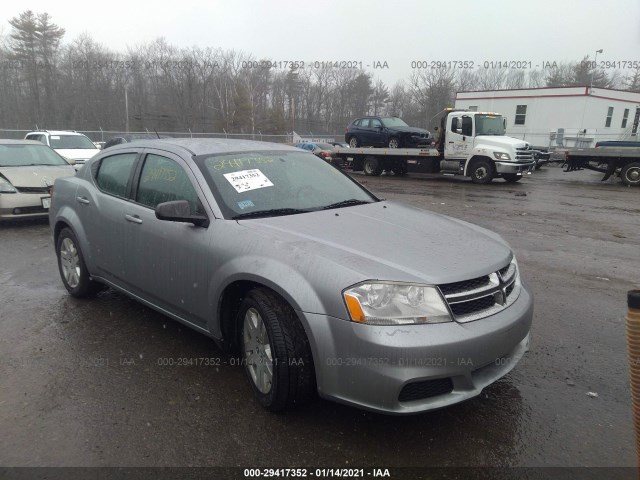 DODGE AVENGER 2013 1c3cdzab8dn623319