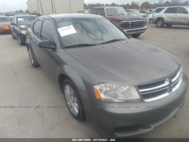 DODGE AVENGER 2013 1c3cdzab8dn638550