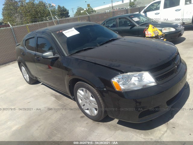 DODGE AVENGER 2013 1c3cdzab8dn650987