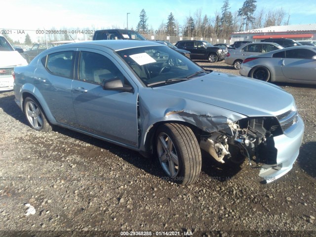 DODGE AVENGER 2013 1c3cdzab8dn661519