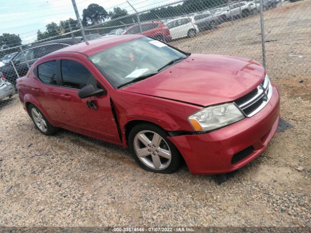 DODGE AVENGER 2013 1c3cdzab8dn663917