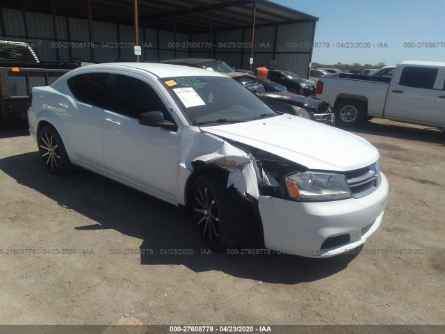 DODGE AVENGER 2013 1c3cdzab8dn726045