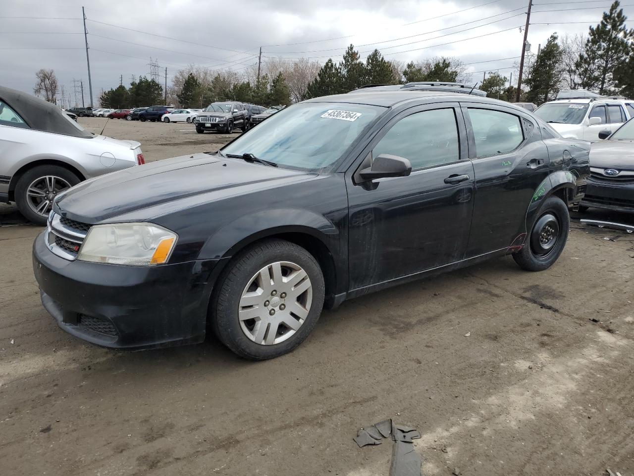 DODGE AVENGER 2012 1c3cdzab9cn217905