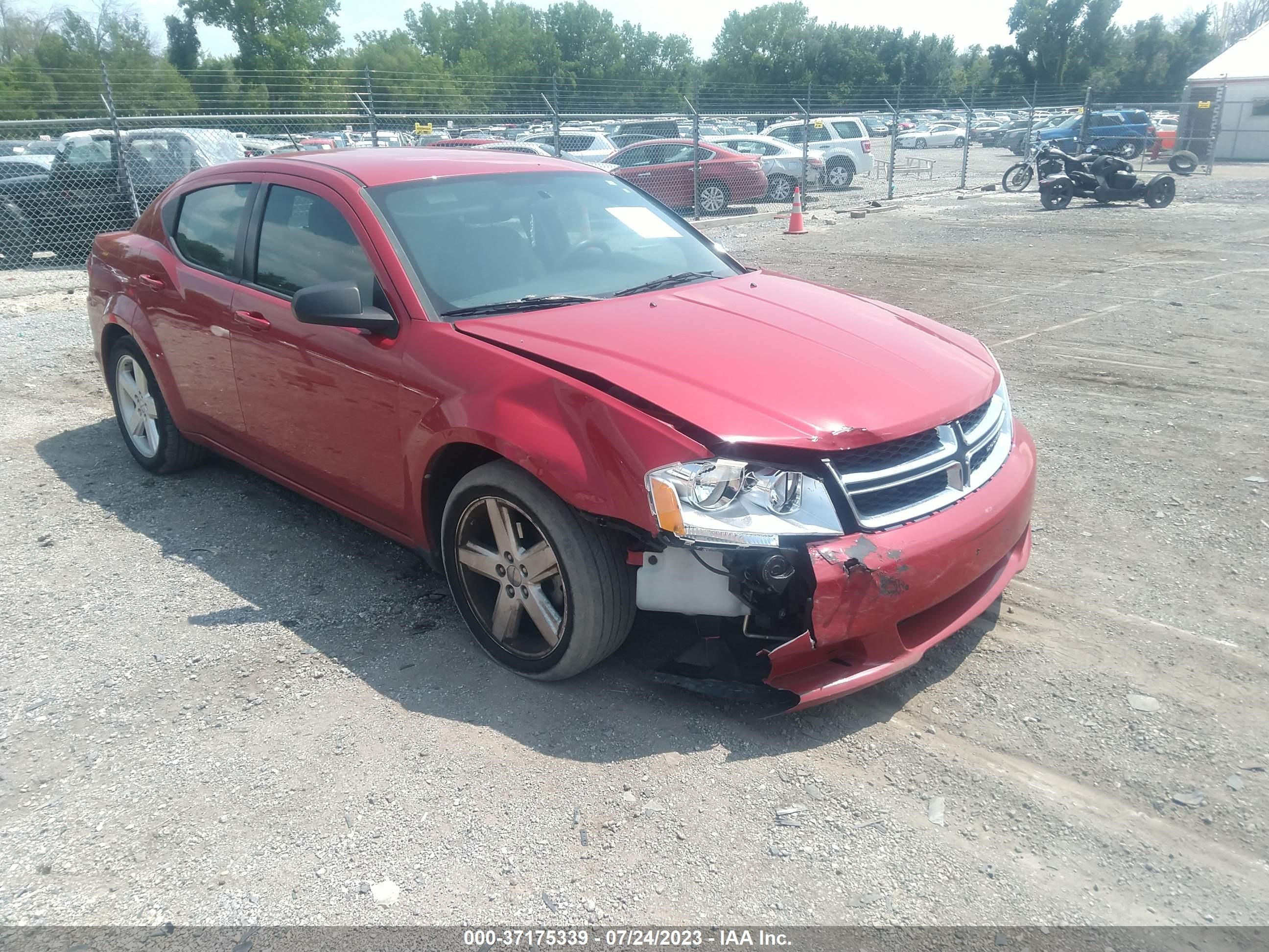 DODGE AVENGER 2013 1c3cdzab9dn518806