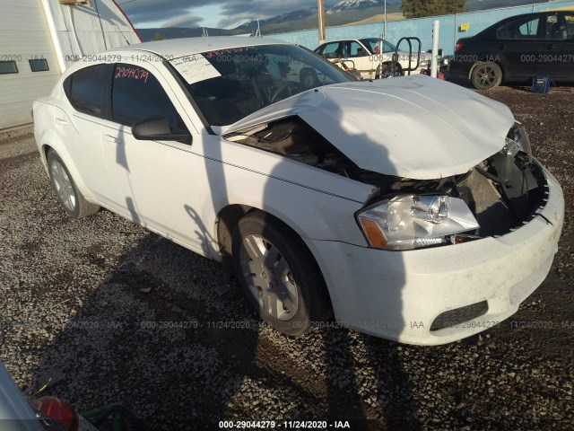 DODGE AVENGER 2013 1c3cdzab9dn529580