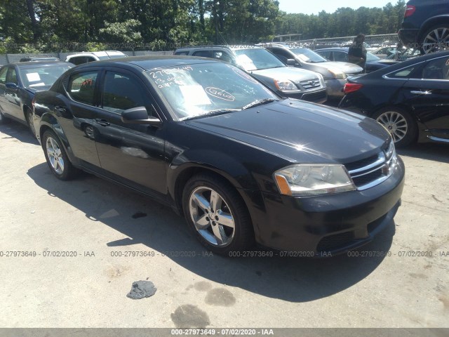 DODGE AVENGER 2013 1c3cdzab9dn536920