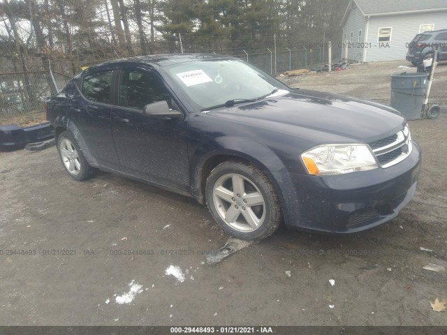 DODGE AVENGER 2013 1c3cdzab9dn551935