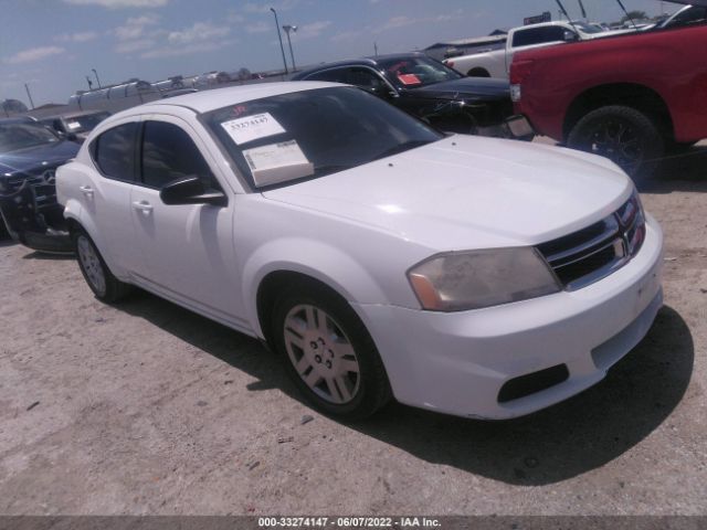 DODGE AVENGER 2013 1c3cdzab9dn684260