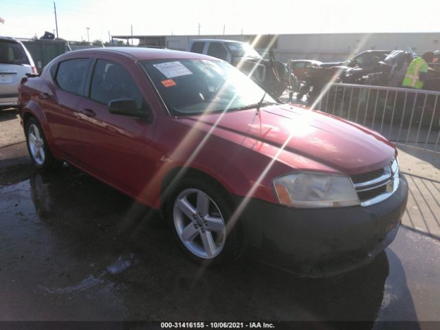 DODGE AVENGER 2013 1c3cdzab9dn707438