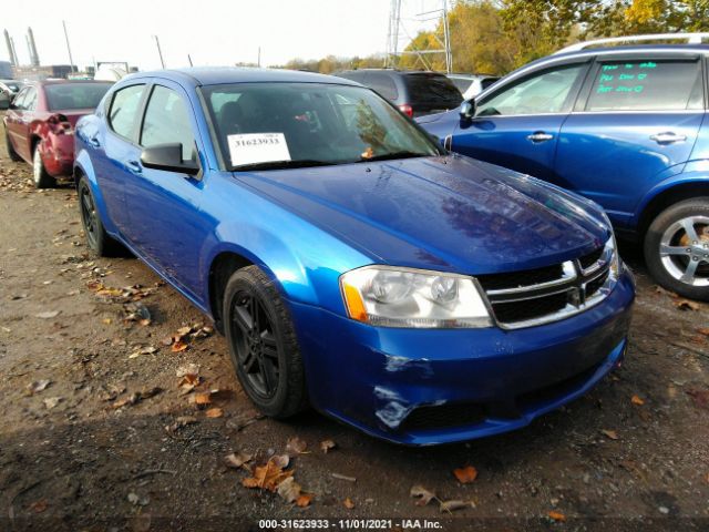 DODGE AVENGER 2013 1c3cdzab9dn754114