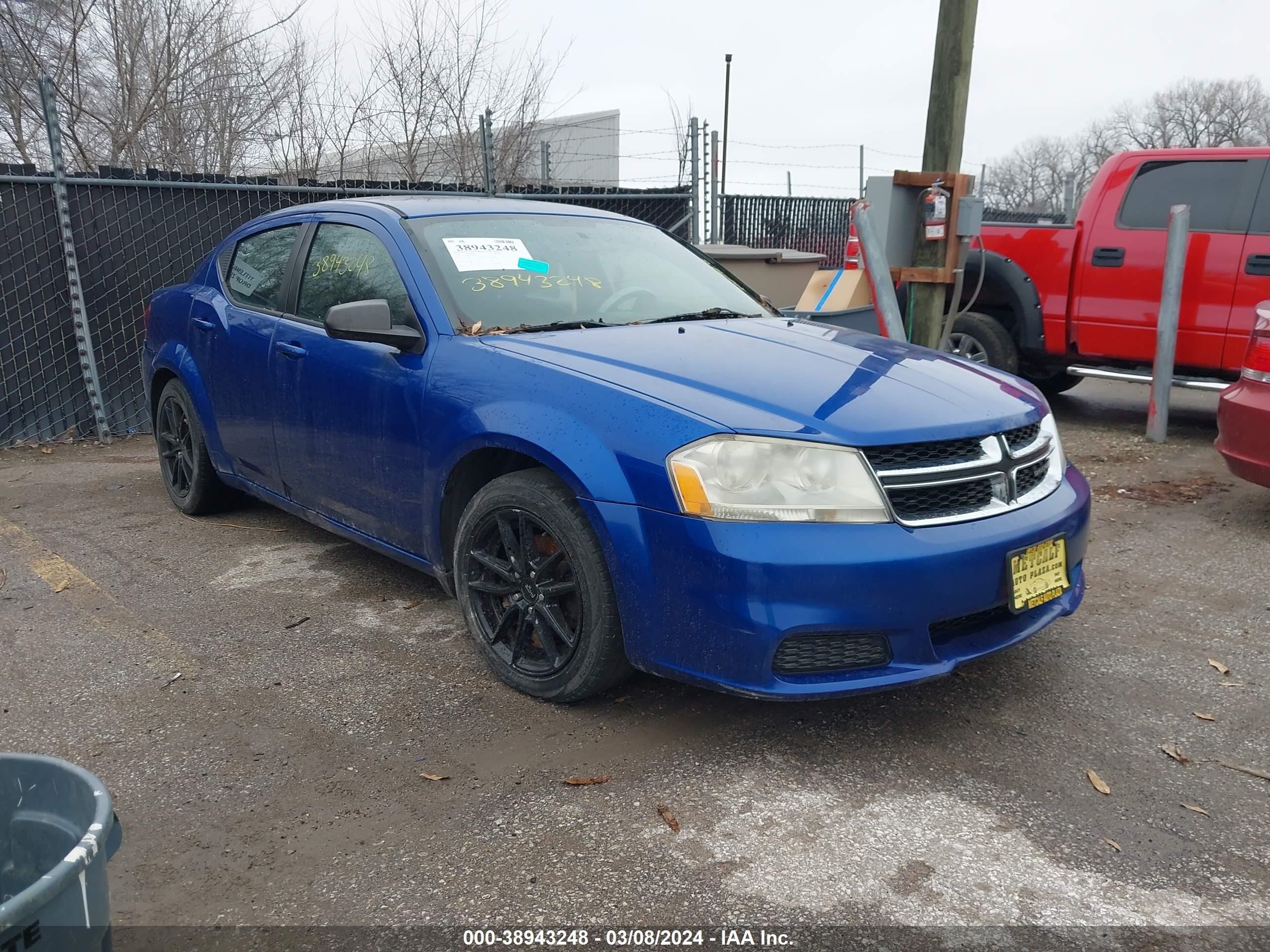 DODGE AVENGER 2014 1c3cdzab9en144327