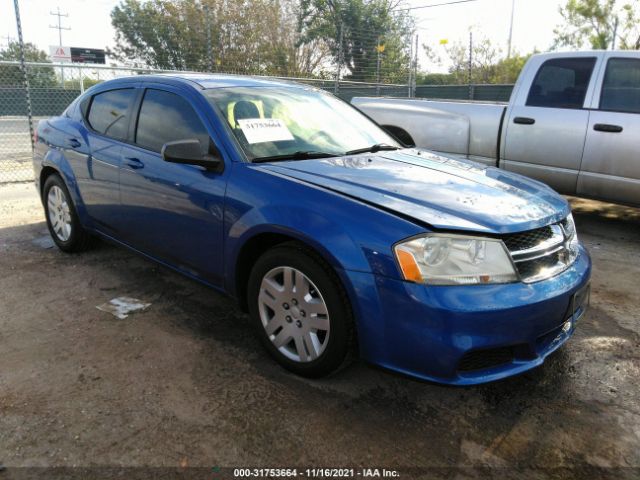 DODGE AVENGER 2012 1c3cdzabxcn243817