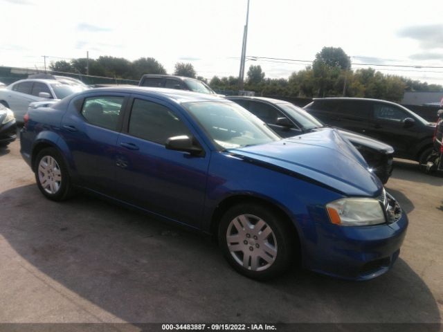 DODGE AVENGER 2013 1c3cdzabxdn548994