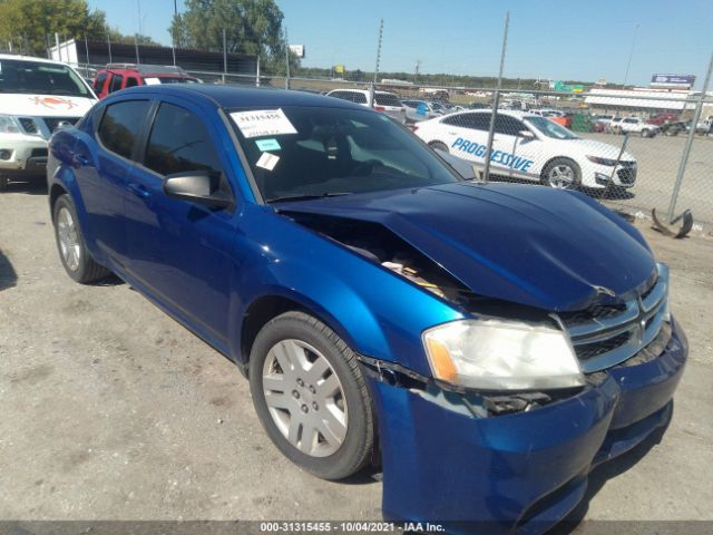 DODGE AVENGER 2013 1c3cdzabxdn610720